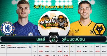 ทีเด็ด บอล เชลซี Vs วูล์ฟแฮมตัน – 7 พฤษภาคม 2565