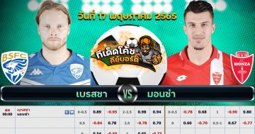 ทีเด็ด บอล เบรสชา Vs มอนซ่า – 18 พฤษภาคม 2565